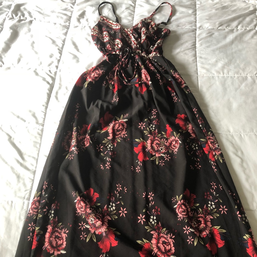 Floral summer maxi dress